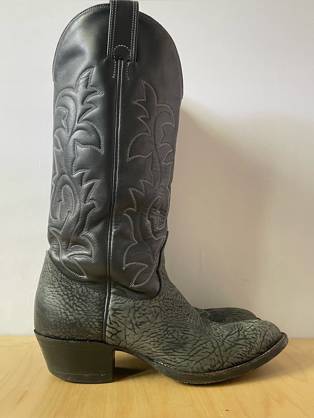 Vintage Two-tone Alberta Western Boots | US 8.5